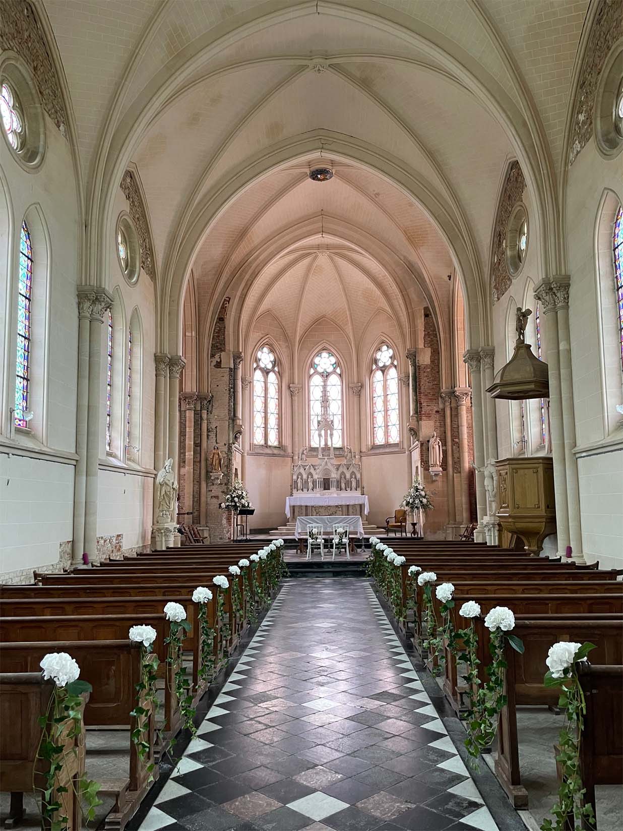 eglise vauchelles les domart mariage chateau vauchelles 2